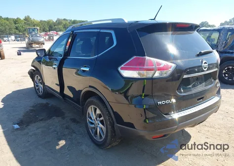 2015 Nissan Rogue Sl из США, поврежденный, VIN 5N1AT2MVXFC831621